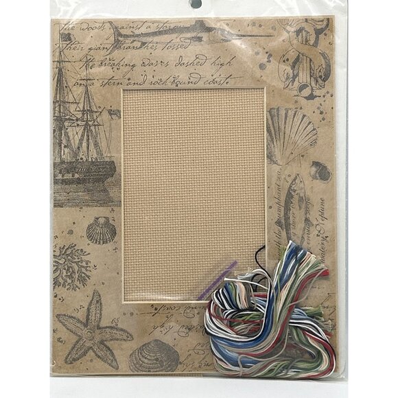 Dimensions Cross Stitch "Light At Sea" Lighthouse Nautical Frame Quick - Picture 6 of 6